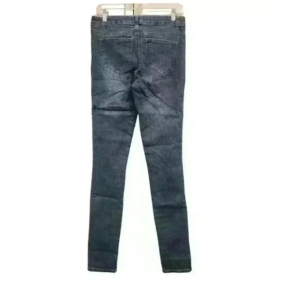 Women's Alloy Apparel Maxwell High Waist Skinny Tall Five Pocket Blue Jeans - Picture 2 of 10